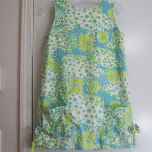 Lilly Pulitzer Shift Dress - 6 - Fish/Daisy